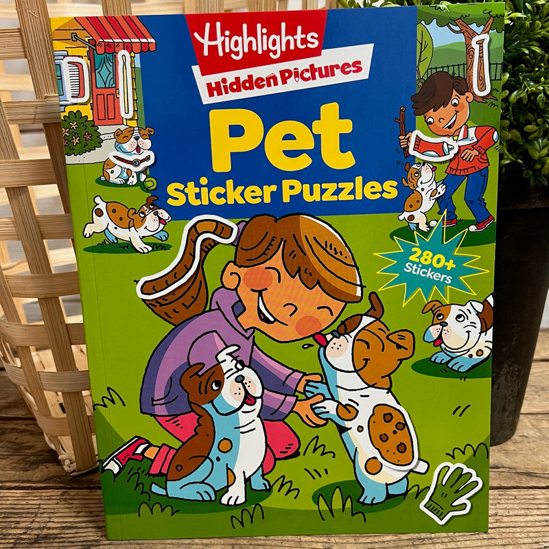 Highlights Hidden Pictures Pet Sticker Puzzles