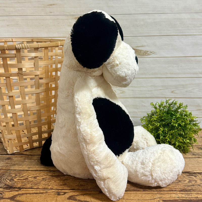 Bashful Black & Cream Puppy Jellycat - Apothecary Gift Shop