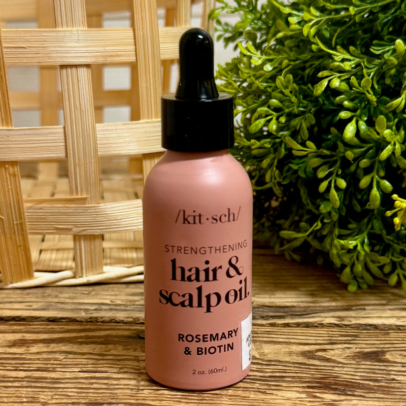 Rosemary Scalp & Hair Strengthening Oil With Biotin