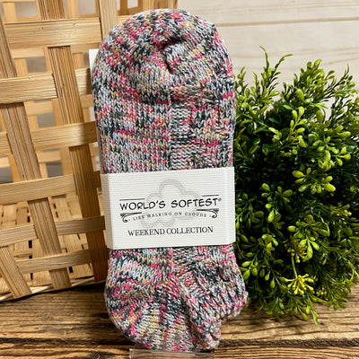 World's Softest Weekend Ragg Cable Low Women's Socks