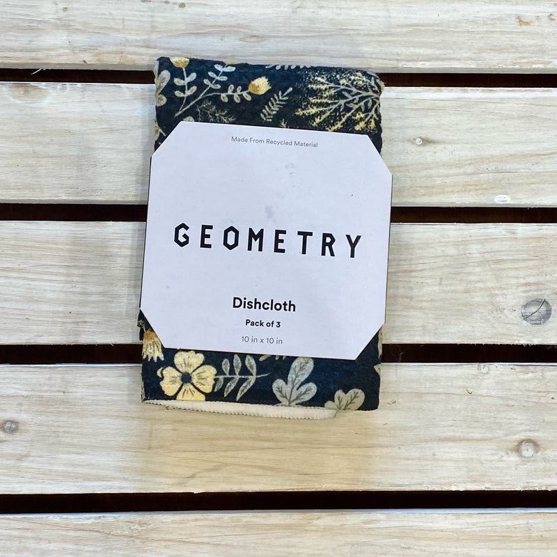 Geometry Dish Cloths 3 Pack