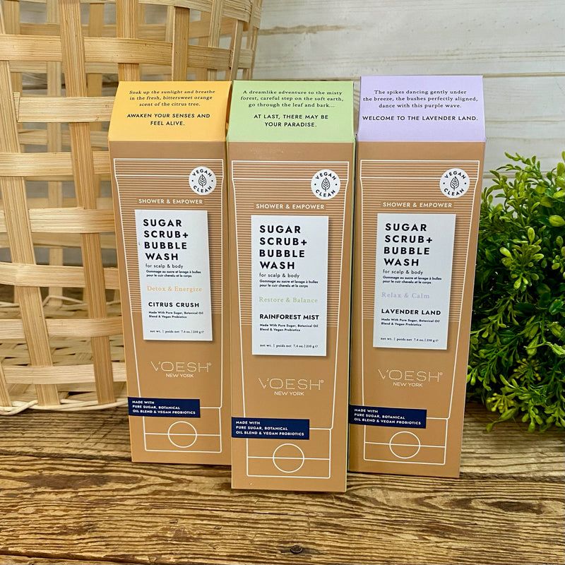 Sugar Scrub Bubble Washes