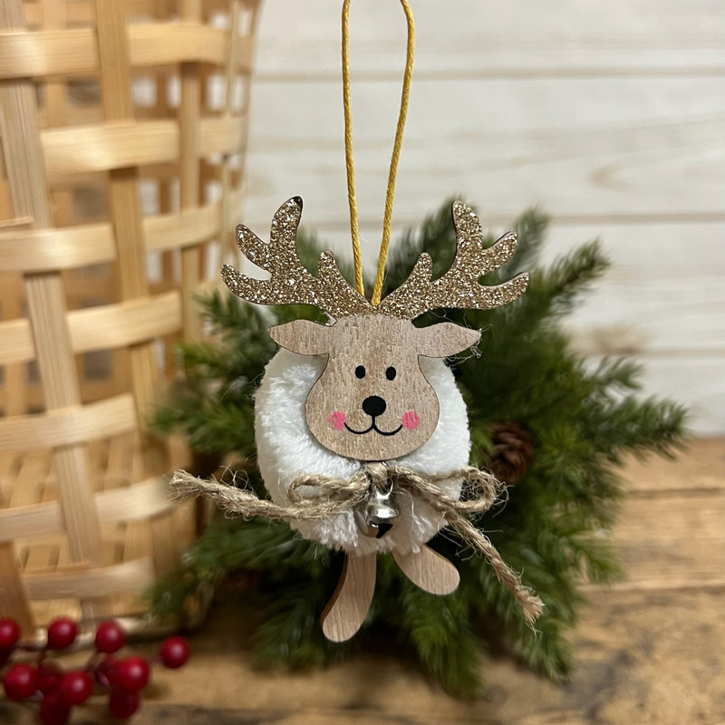 Reindeer Ball Ornament