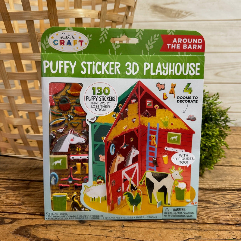 Puffy Sticker 3D Playhouse