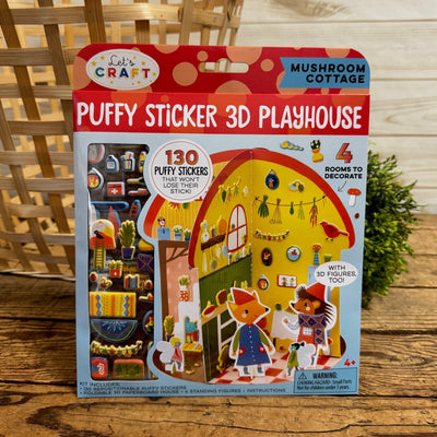 Puffy Sticker 3D Playhouse