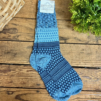 World's Softest Textured Gallery Crew Socks