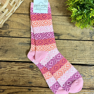 World's Softest Weekend Gem Crew Socks