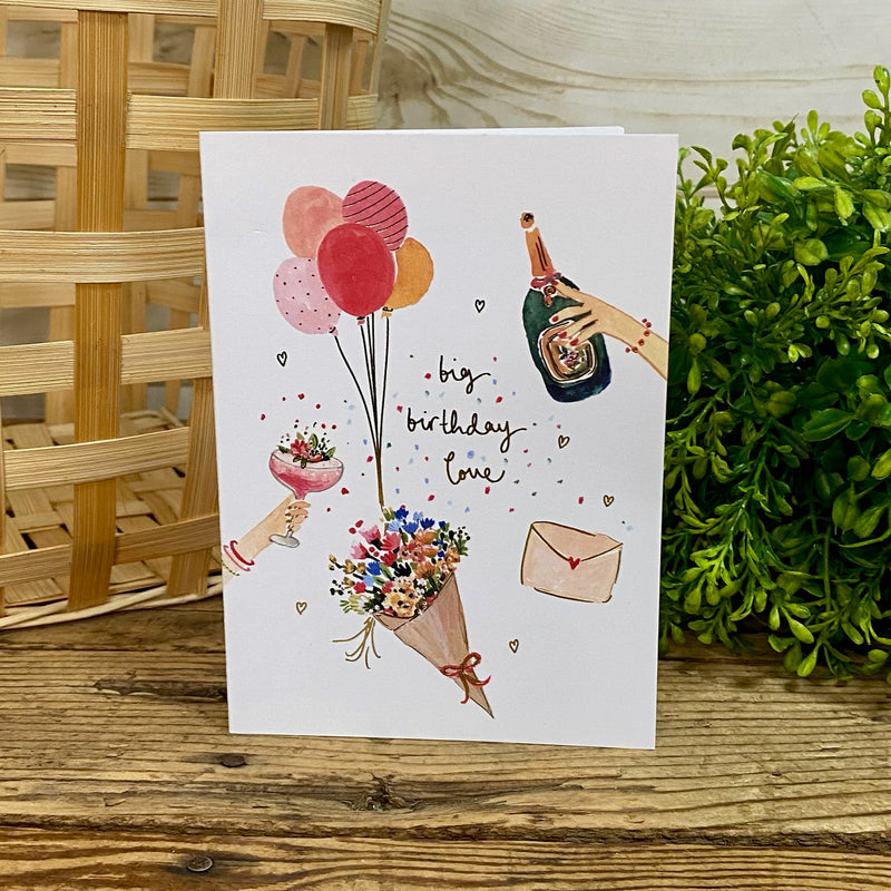 Big Love Birthday Card