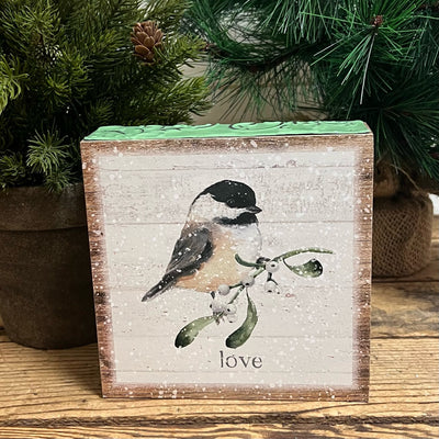 Chickadee on Branch Picture