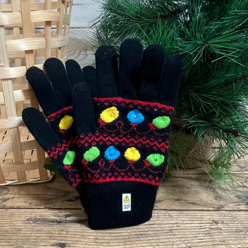 Christmas Light Up Gloves