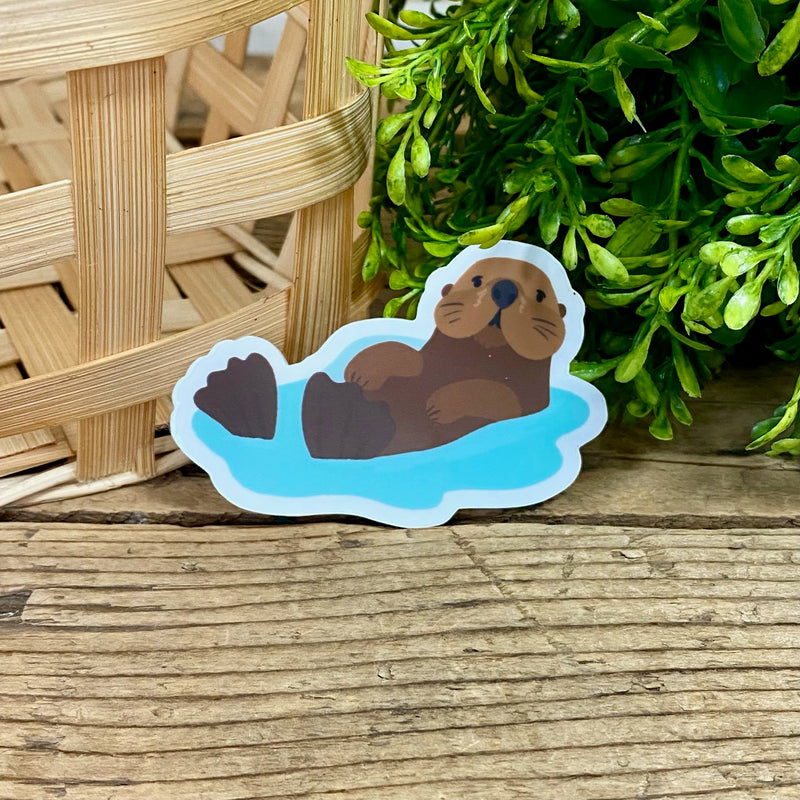 Sea Otter Sticker
