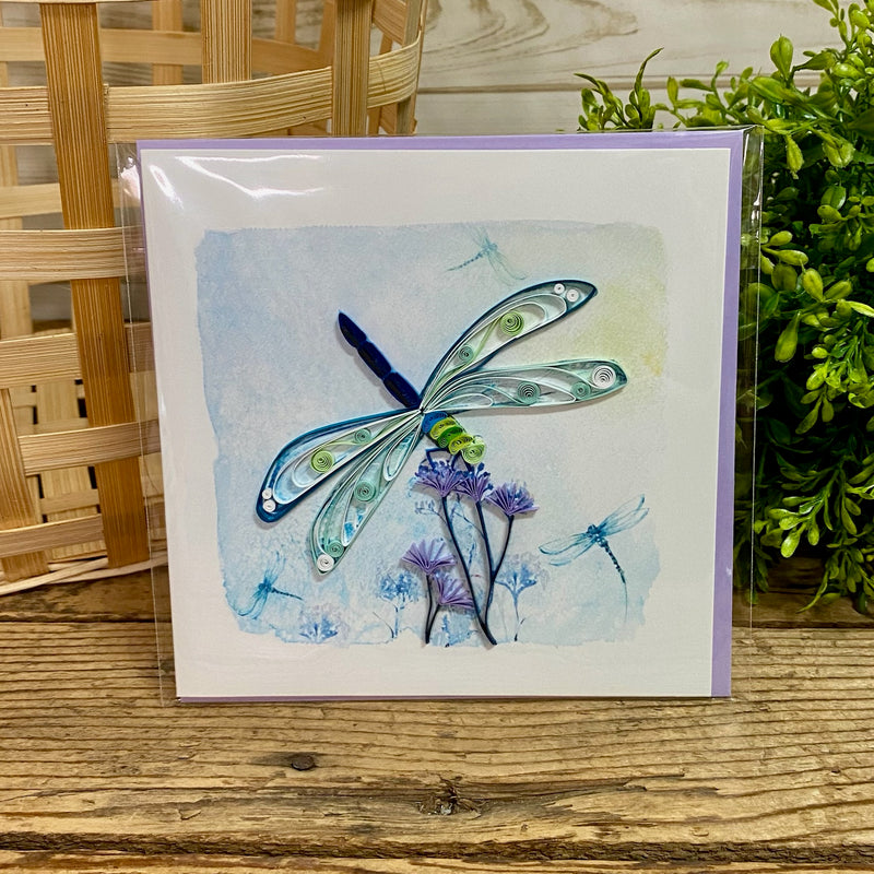 Emperor Dragonfly Quilling Card