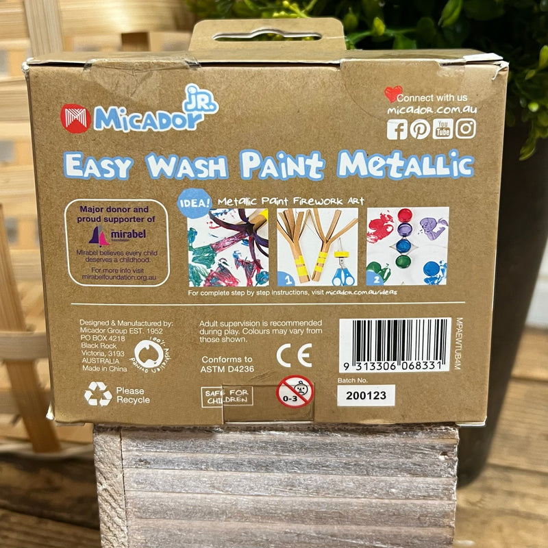 Easy Wash Metallic Paint