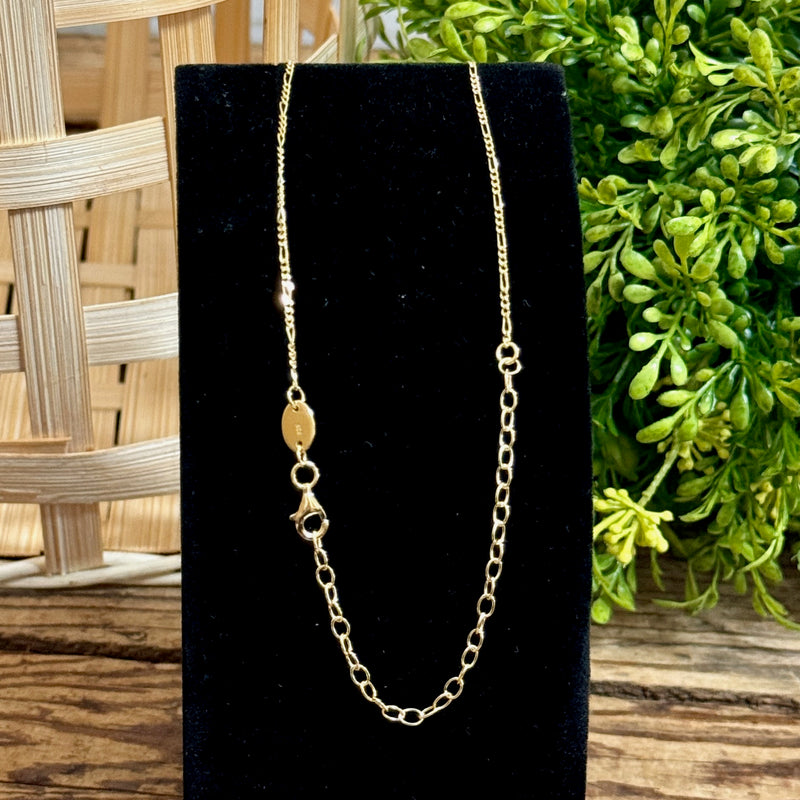 14k Gold Plated Wave Turquoise & Holland Beach Sand Necklace