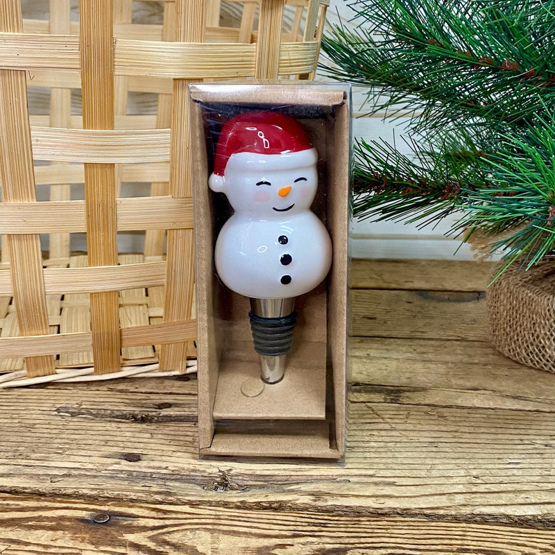Snowman Bottle Stopper