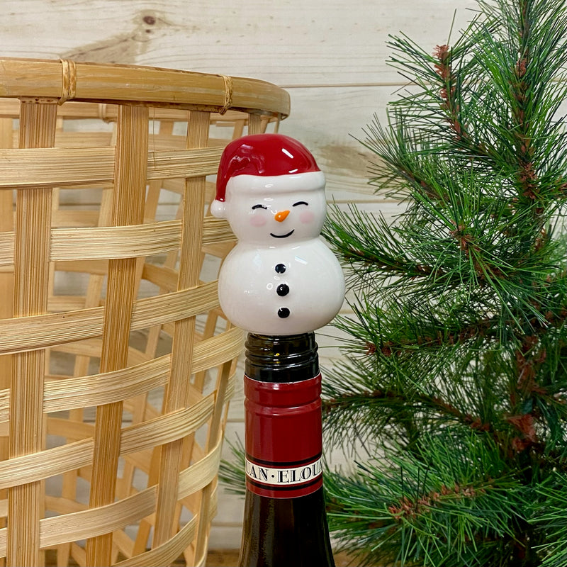 Snowman Bottle Stopper