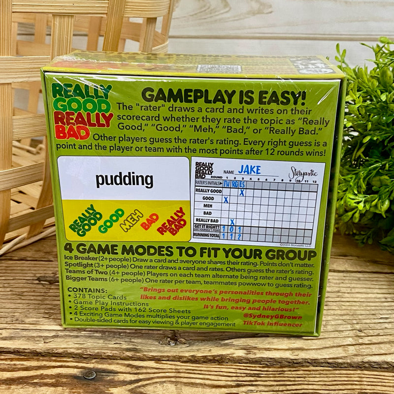 Really Good Really Bad Game