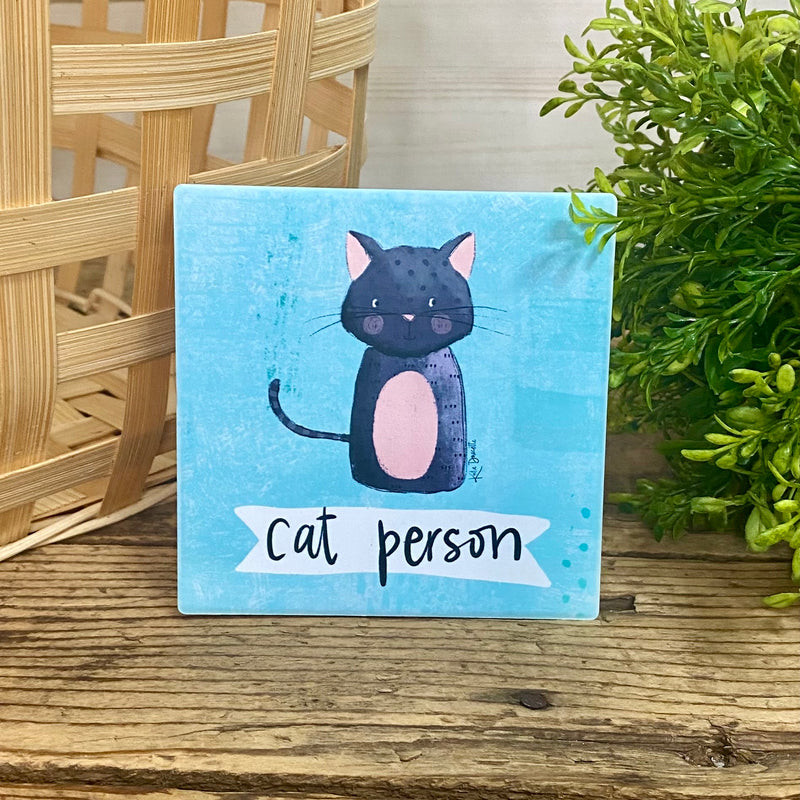 Cat Person Coaster