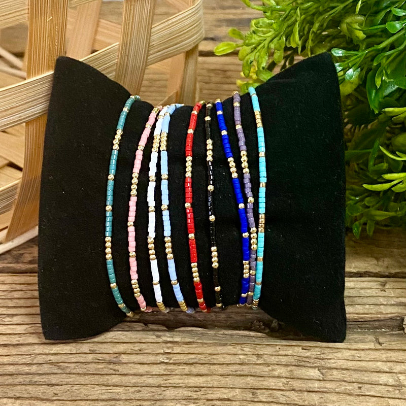 Seed Stacker Stretch Bracelets