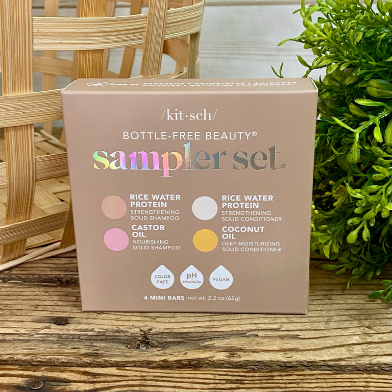 Bottle Free Shampoo & Conditioner Sampler Set by Kitsch