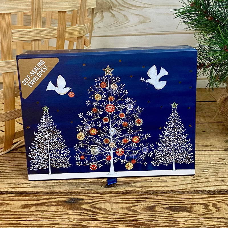 Doves Of The Season Boxed Christmas Cards
