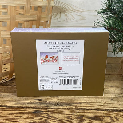 English Robins Boxed Christmas Cards