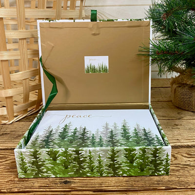 Winter Evergreens Boxed Christmas Cards