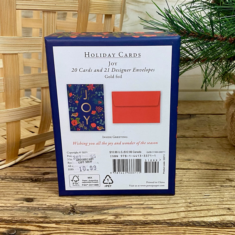 Joy Boxed Christmas Cards