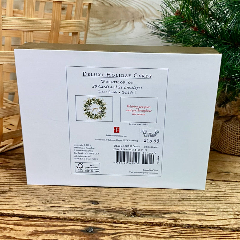 Wreath Of Joy Boxed Christmas Cards