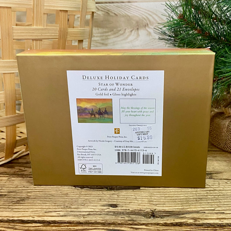 Star Of Wonder Boxed Christmas Cards