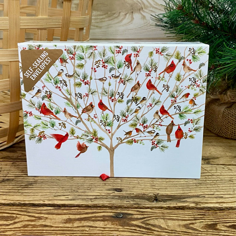 Merry Perch Boxed Christmas Cards