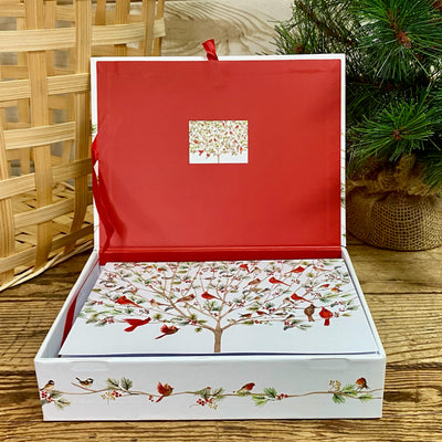Merry Perch Boxed Christmas Cards