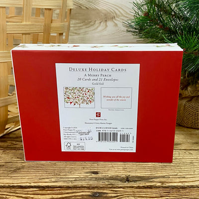 Merry Perch Boxed Christmas Cards