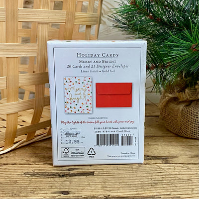 Merry and Bright Boxed Christmas Cards