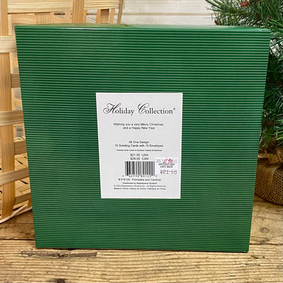 Poinsettia Boxed Christmas Cards
