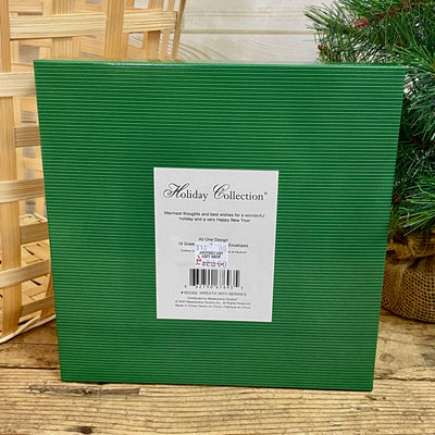 Golden Wreath Boxed Christmas Cards