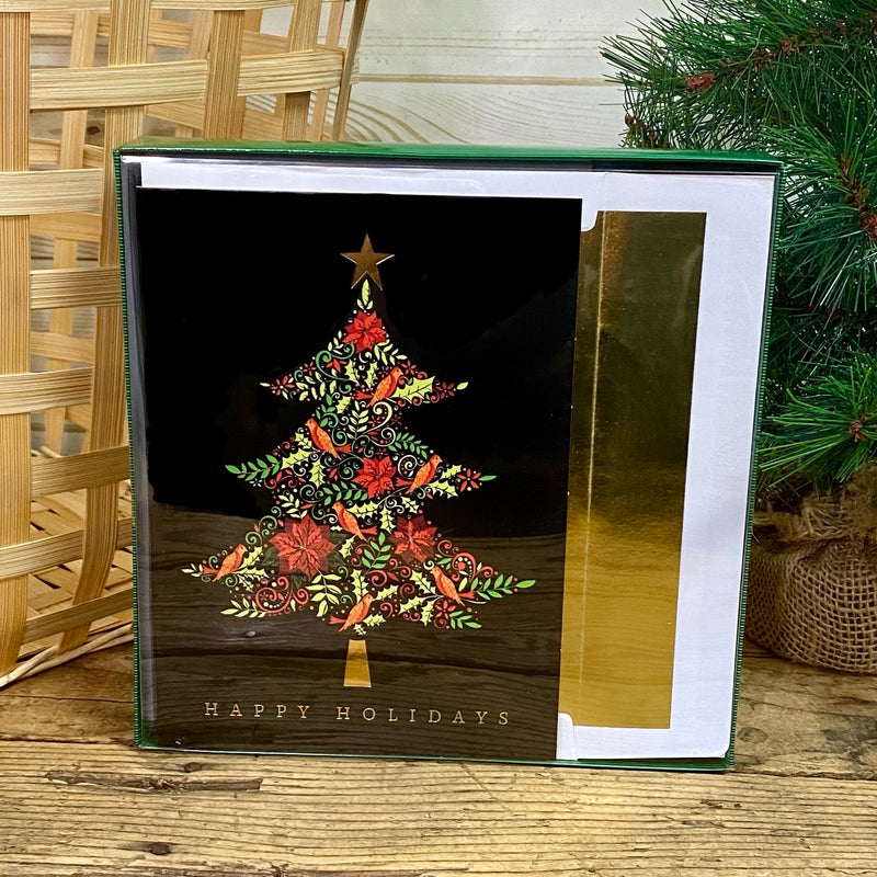 Trimmed Tree Boxed Christmas Cards