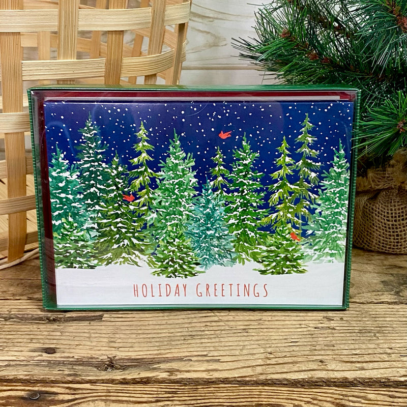 Snowy Forest Boxed Christmas Cards