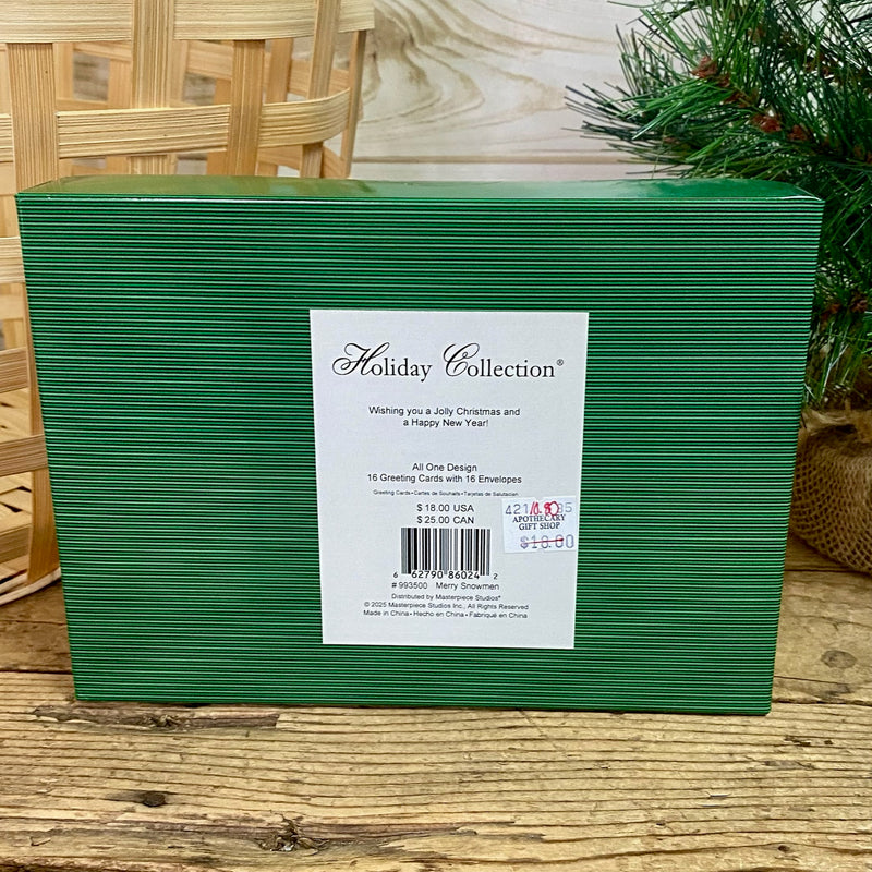 Merry Snowmen Boxed Christmas Cards