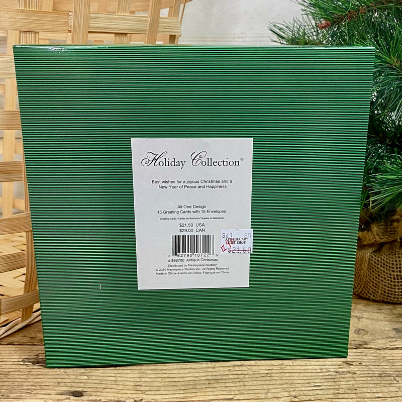 Antique Holiday Boxed Christmas Cards