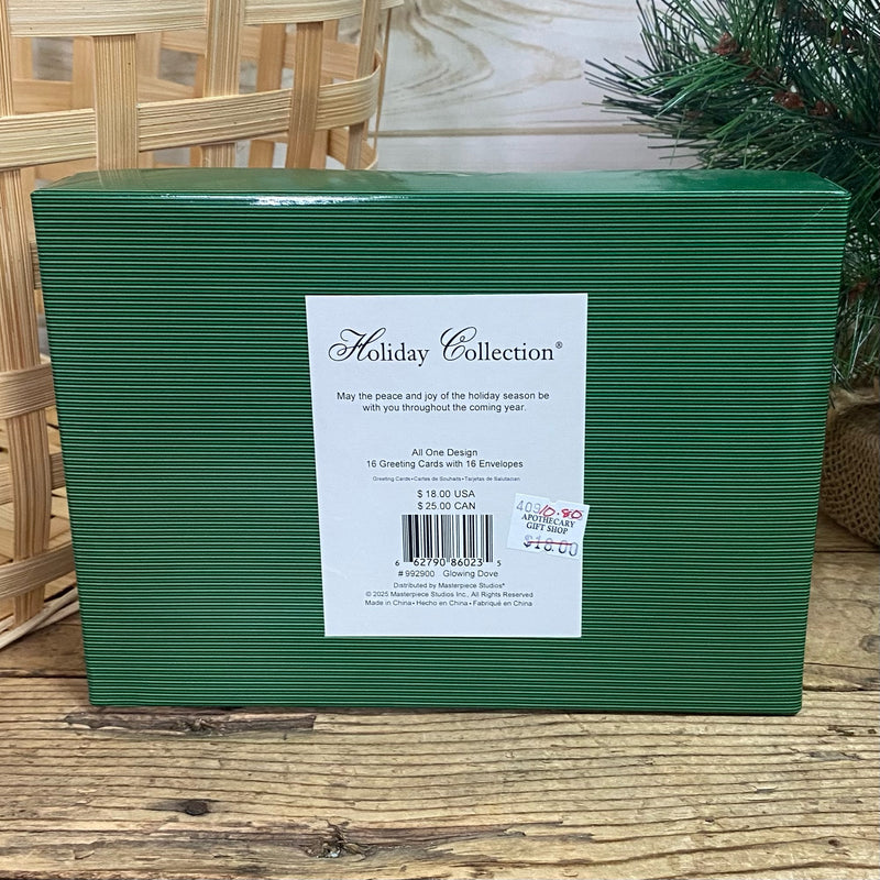 Glowing Dove Boxed Christmas Cards