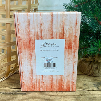 Sled & Wreath Boxed Christmas Cards