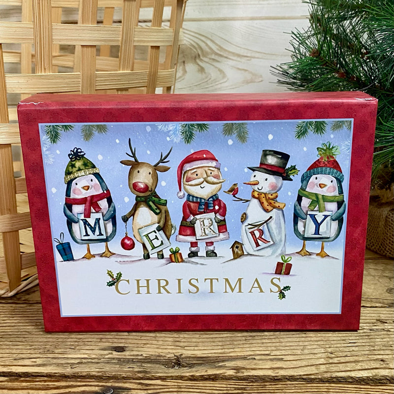 Santa and Friends Boxed Christmas Cards