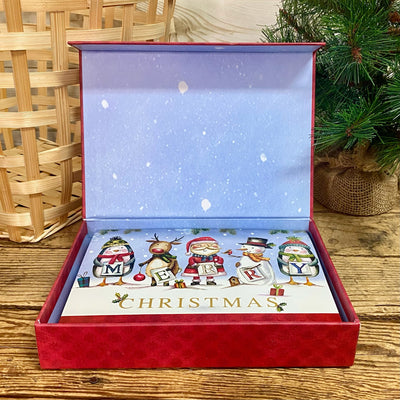 Santa and Friends Boxed Christmas Cards