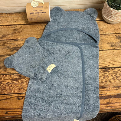 Hooded Towel & Wash Mitt Set