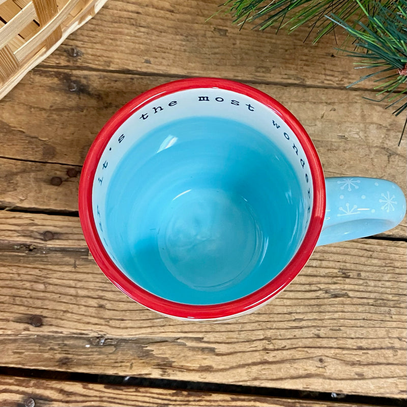 Most Wonderful Time Snowmen Mug