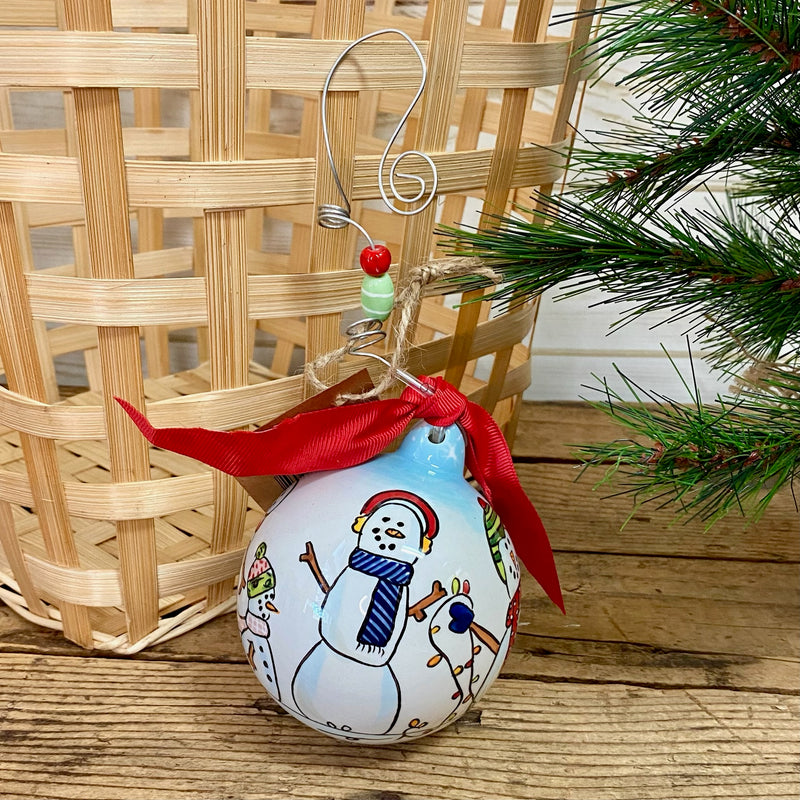 Most Wonderful Time Snowmen Ornament