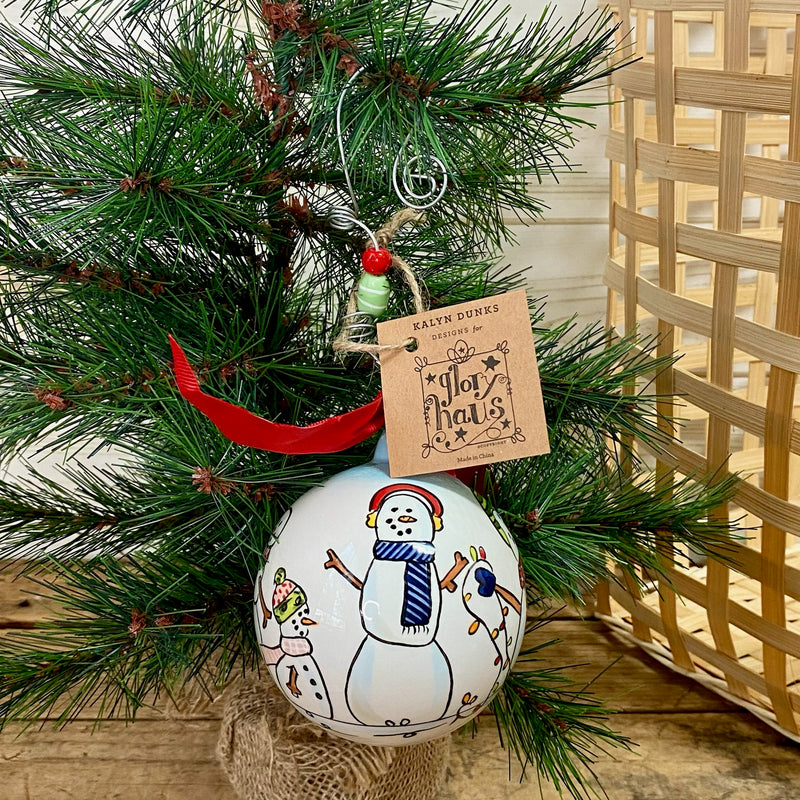 Most Wonderful Time Snowmen Ornament