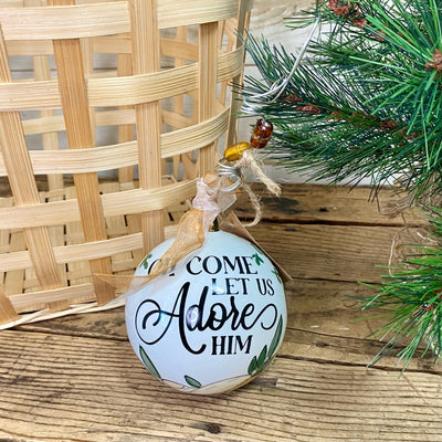 Let Us Adore Him Ornament