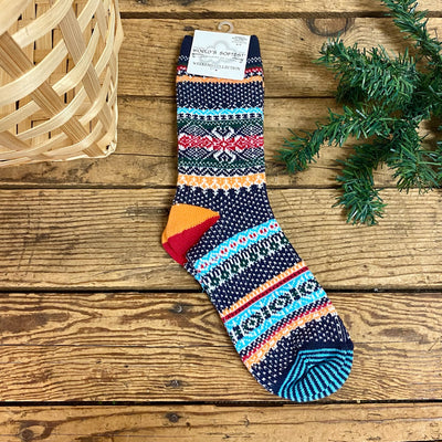 World's Softest Holiday Crew Socks